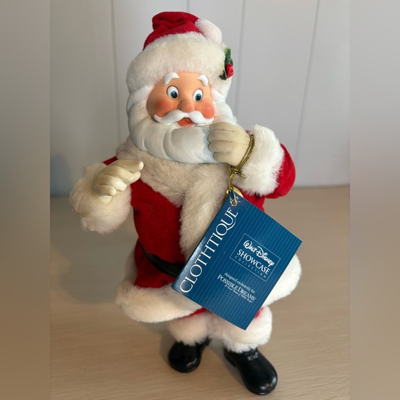 NWT Clothtique Walt Disney Showcase Collection “To Santa, From Mickey” Figurines - Picture 2 of 8
